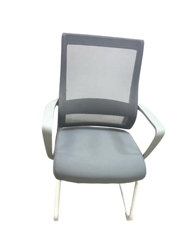 كرسي مكتب ثابت شبك رصاصي