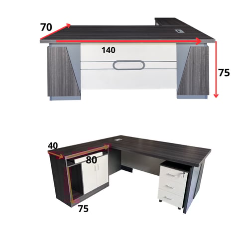 مكتب خشب نيو كلاسيك