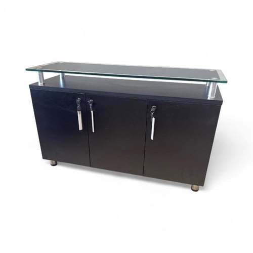 طقم مكتب زجاج 3 قطع