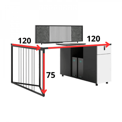 وحدة عمل ثنائي 120*120