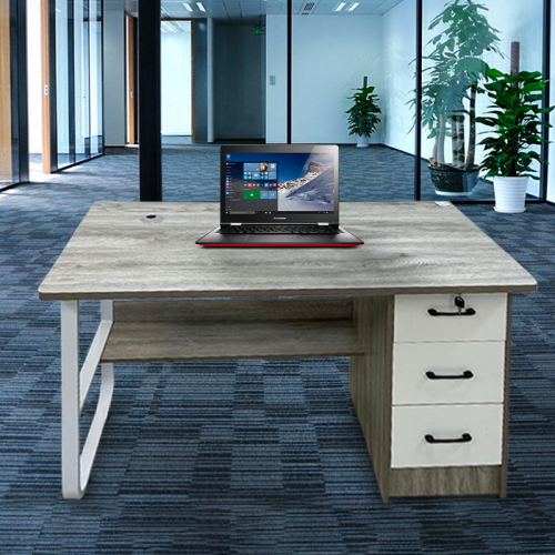 مكتب خشب مودرن 120 سم كافيه