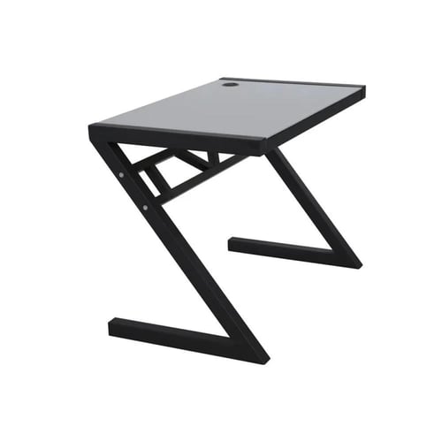 مكتب زجاج كمبيوتر Z - اسود