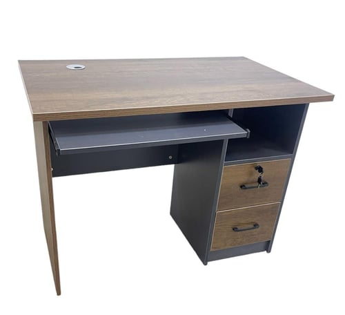 مكتب ميلامين مودرن 100 سم - بني