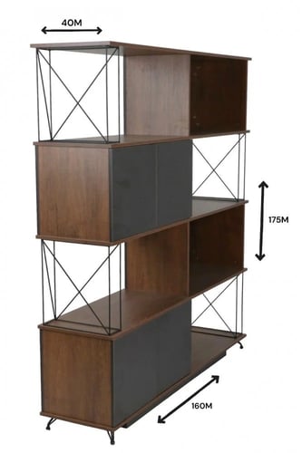 مكتب خشب 140سم مودرن ستايل