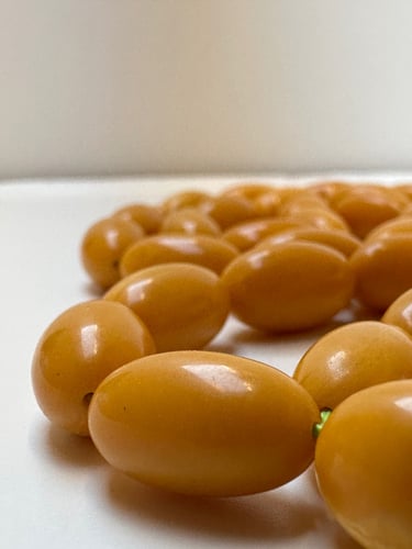 سبحة تراب كهرمان فواحه عدد الخرز 33