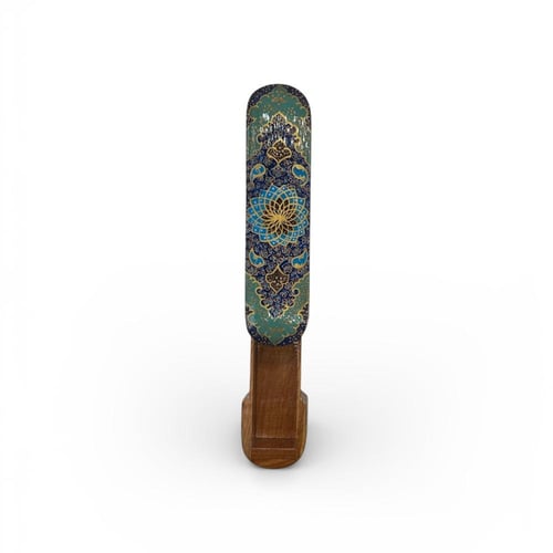 علبة خشبية فاخرة مطعمة بالعاج والنحاس