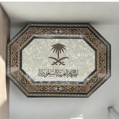 طقم علب خشبية حفر ليزر صناعة يدوية ثماني الشكل مكو...