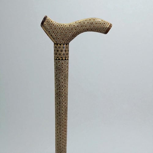 عصى مطعم بالعاج والنحاس