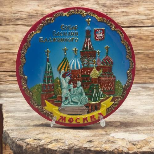 صحن روسي تحفة صناعة يدوية روسية