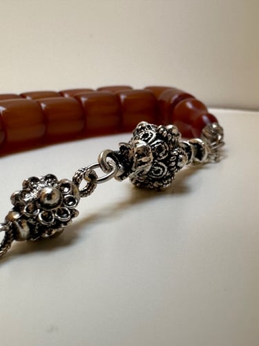 سبحة فاتوران الماني لون جملي عدد الخرز 33