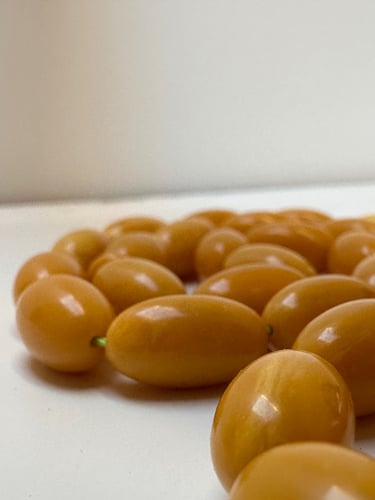 سبحة تراب كهرمان فواحه عدد الخرز 33