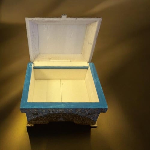 علبة خشبية فاخرة من الخشب الابيض