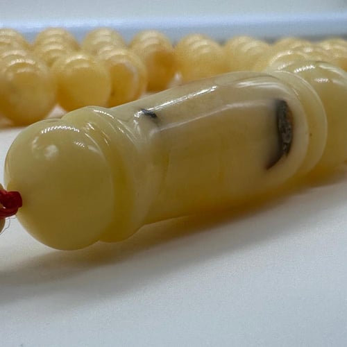 سبحة كهرمان بولندي حر تعجين 45 خرزه