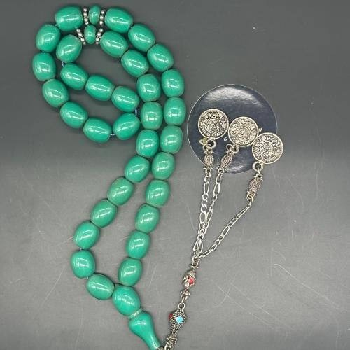 سبحة فاتوران لون فيروزي