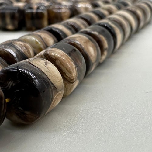 سبحة يسر وردي طبيعي مع ترسة ظهر سلحفاة طبيعي