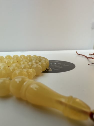 سبحة كهرمان حر بولندي 55 خرزه