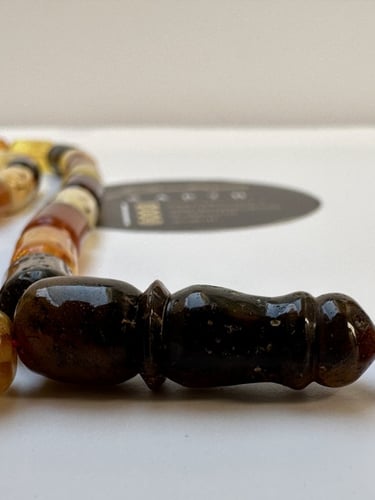 سبحة كهرمان طبيعي حر متعدد (بلطيقي،كلنقرادي ،عطش،ر...