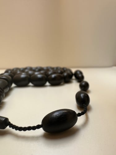 سبحة ابانوس عدد الخرز 33