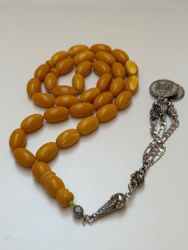 سبحة تراب كهرمان فواحه عدد الخرز 33