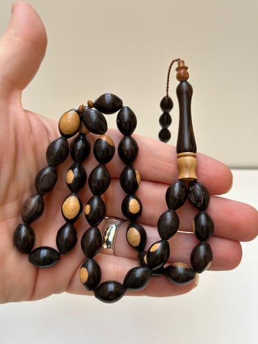 سبحة كوك مع ابانوس قديم عدد الخرز 33