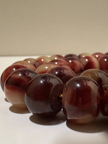 2-سبحة فاتوران الماني ملتي كلر عدد الخرز 35