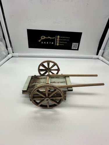 تحفة فنية صناعة يدوية عربة