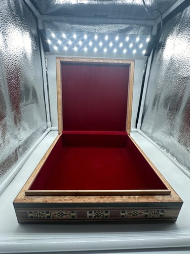 علبة خشبية فاخرة كل عام وانتم بخير