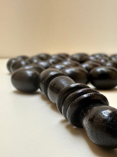 سبحة ابانوس عدد الخرز 33