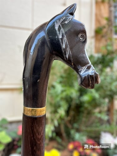 عصى رجالي من خشب الفنجي ورأس الخيل مستكة