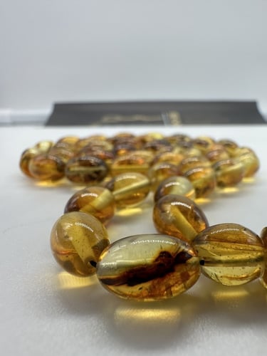 سبحة كهرمان بلطيقي حر عدد الخرز 45