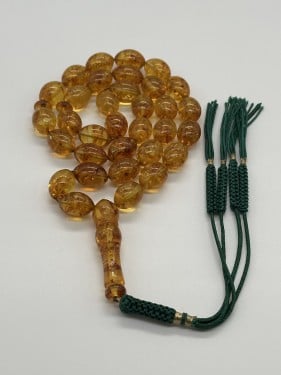 سبحة كهرمان عطش روسي عدد الخرز 33