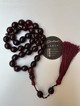 سبحة فاتوران الماني برائحة العنبر كراكوش حرير عدد...