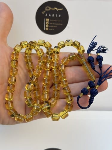 سبحة كهرمان بلطيقي حر عدد الخرز 66