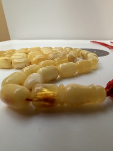 سبحة كهرمان بولندي حر عدد الخرز 45