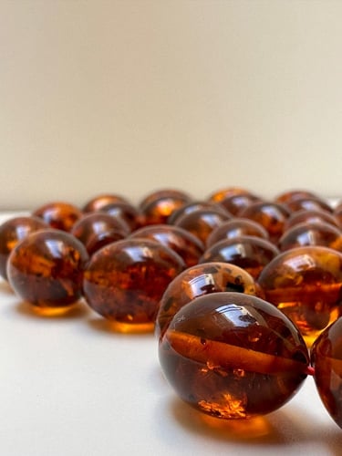 سبحة كهرمان عطش عدد الخرز 33