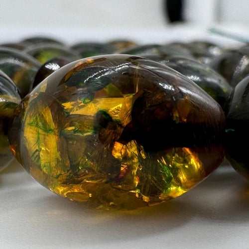 سبحة كهرمان عطش شغل العراق القديم خراطه يدوية
