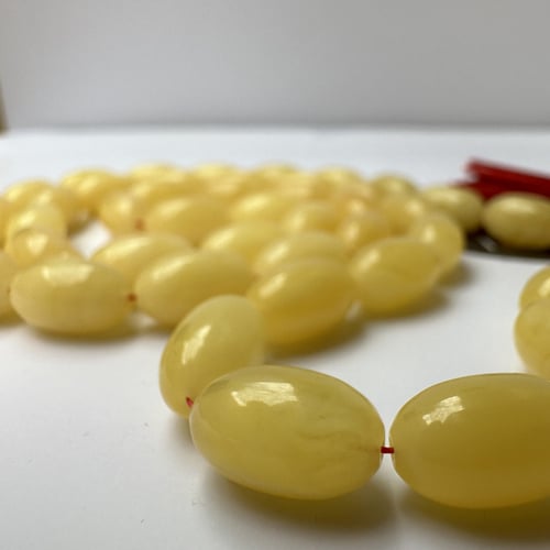 سبحة كهرمان بولندي طبيعي حر