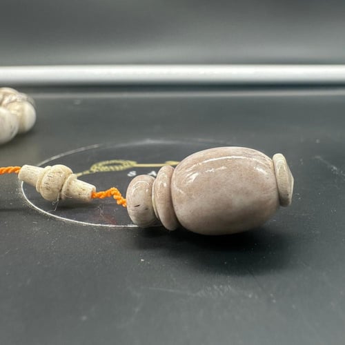 سبحة قرن الغزال الاوربي قص بيضاوي