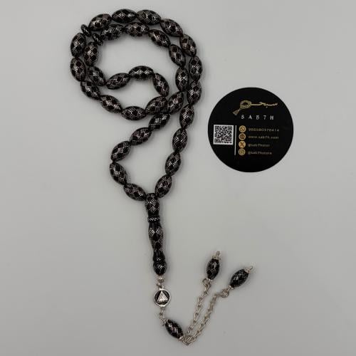 سبحة يسر البحر الاحمر مطعم بفضه عيار 999 خراطة وتط...