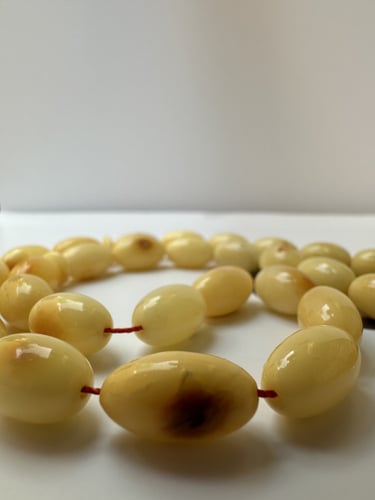 سبحة كهرمان حر بولندي عدد الخرز