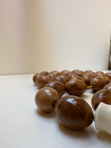 سبحة كوك مطعم بعظم عدد الخرز 33