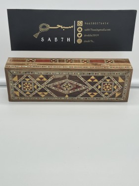 علبة فاخرة من خشب الموزاييك