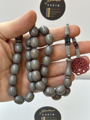 سبحة فاتوران الماني كراكوش فضه طربزونية عدد الخرز...