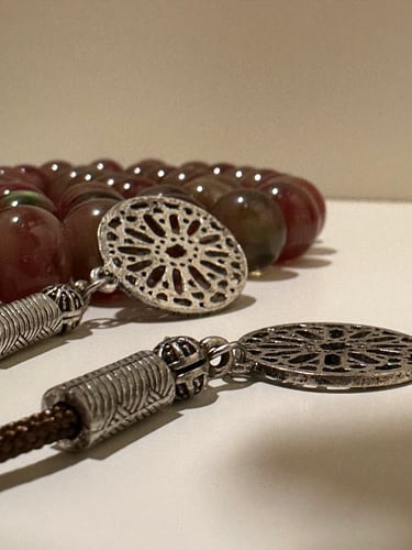 سبحة فاتوران الماني ملتي كلر عدد الخرز 45