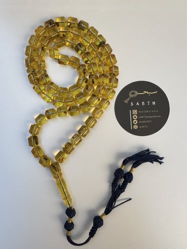 سبحة كهرمان بلطيقي حر عدد الخرز 66