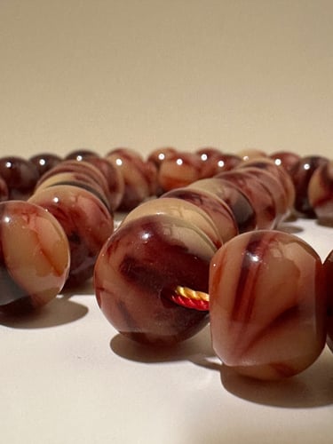 2-سبحة فاتوران الماني ملتي كلر عدد الخرز 35