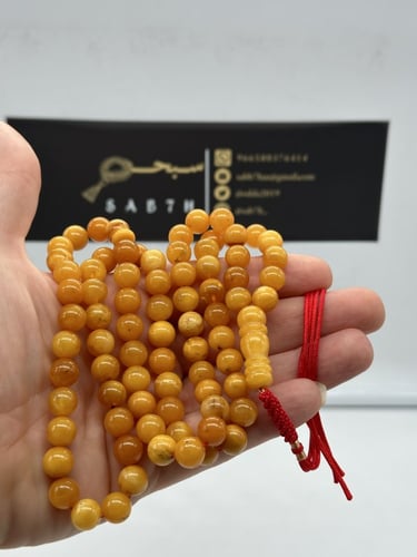 سبحة كهرمان بولندي شجري قديم