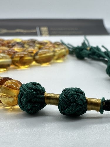 سبحة كهرمان بلطيقي حر عدد الخرز 45