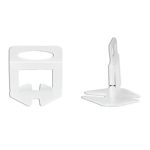 Tile leveling spacers, multiple sizes