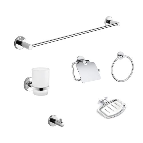 Italian chrome accessory 6 pieces NORICA